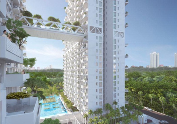 The Sky Habitat คอนโดพร้อมสระน้ำลอยฟ้าในสิงคโปร์
