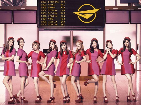 SNSD แปลงโฉมเป็นแอร์โฮสเตสสุดสวย ในอัลบั้มญี่ปุ่นชุดใหม่