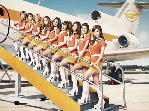 SNSD แปลงโฉมเป็นแอร์โฮสเตสสุดสวย ในอัลบั้มญี่ปุ่นชุดใหม่