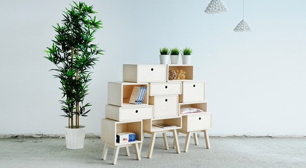 กล่องไม้แปลงร่าง เปลี่ยนเป็นเฟอร์นิเจอร์ได้หลายชนิด
