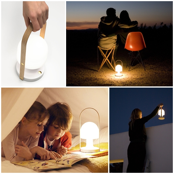 โคมไฟมือถือ ชาร์จไฟได้ ตัวช่วยยามไฟดับ