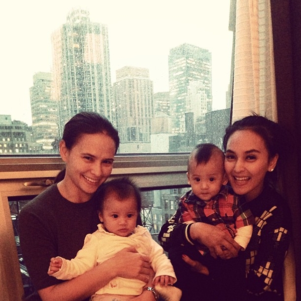 นานา ไรบีนา พาครอบครัวเที่ยวนิวยอร์ก พร้อมเพื่อนซี้ แอน อลิชา