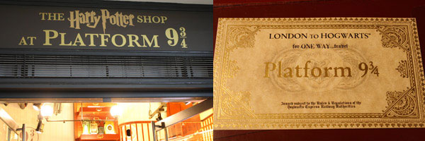 อังกฤษเปิดตัวร้าน แฮร์รี่ พอตเตอร์ ที่ชานชาลา 9 3/4