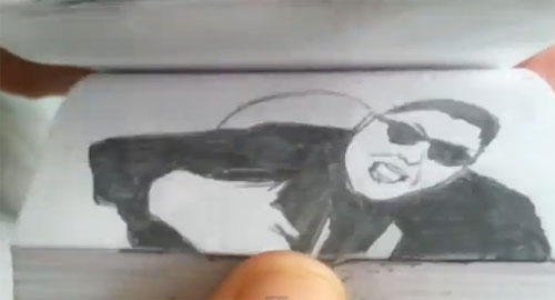 MV กังนัม สไตล์ เวอร์ชั่นฟลิปบุ๊ค