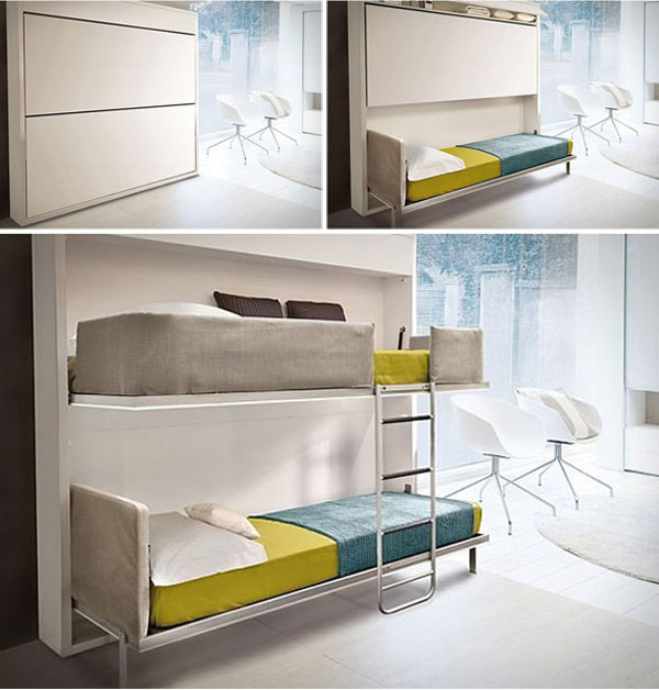 เตียงนอนพับได้ ไอเดียเก๋สำหรับพื้นที่จำกัด