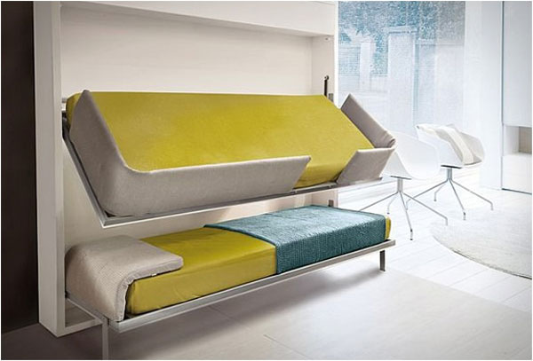 เตียงนอนพับได้ ไอเดียเก๋สำหรับพื้นที่จำกัด