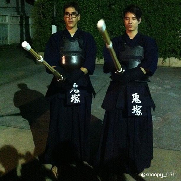 มาริโอ้ - ณเดชน์ ติวเข้มเคนโด้ ในละคร รอยฝันตะวันเดือด