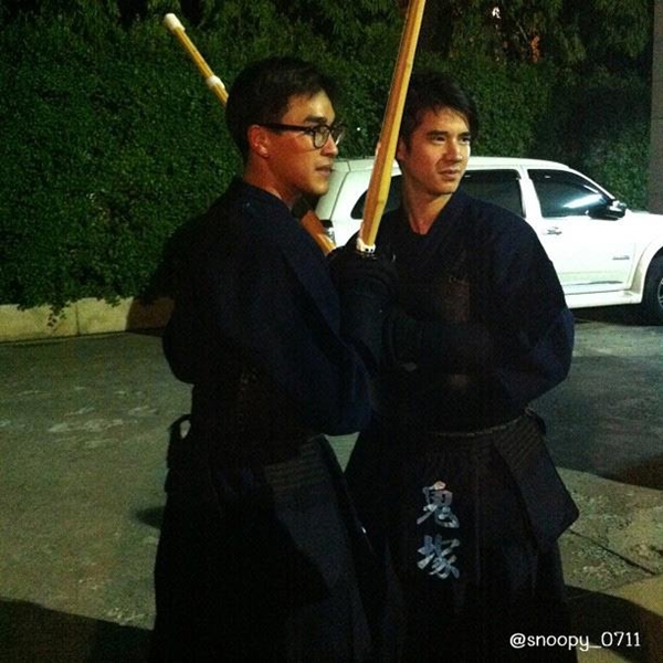 มาริโอ้ - ณเดชน์ ติวเข้มเคนโด้ ในละคร รอยฝันตะวันเดือด