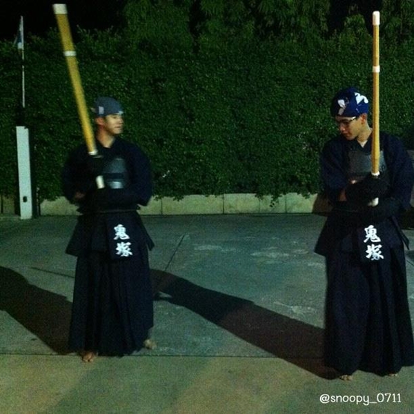 มาริโอ้ - ณเดชน์ ติวเข้มเคนโด้ ในละคร รอยฝันตะวันเดือด