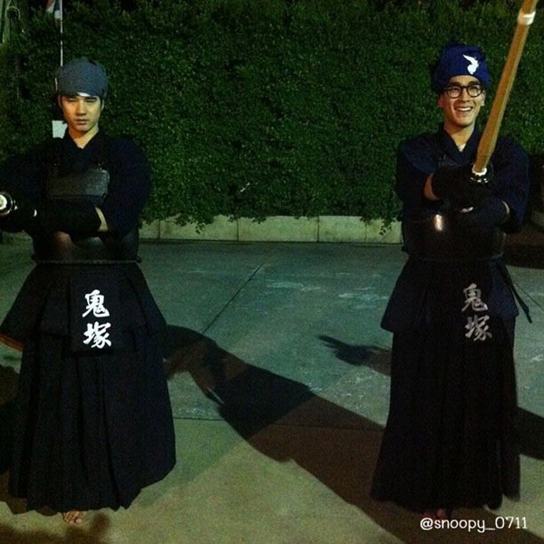 มาริโอ้ - ณเดชน์ ติวเข้มเคนโด้ ในละคร รอยฝันตะวันเดือด