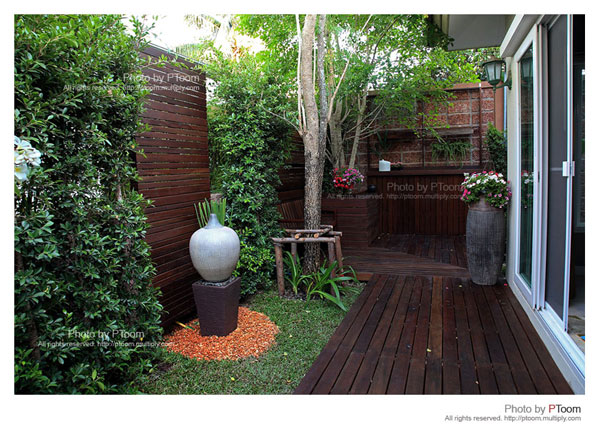 จัดสวน