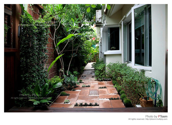 จัดสวน