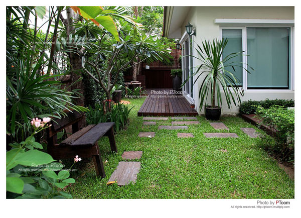 จัดสวน