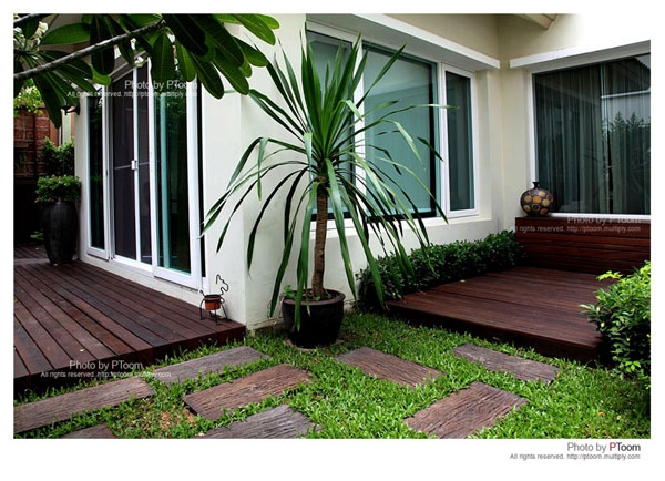 จัดสวน