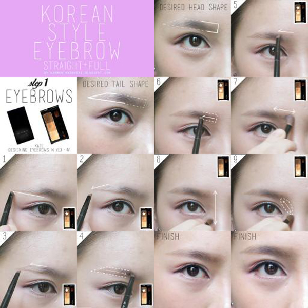 วิธีเขียนคิ้วง่าย ๆ