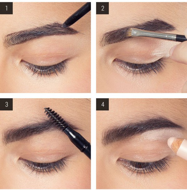 วิธีเขียนคิ้วง่าย ๆ