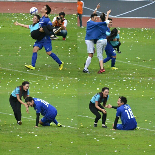 โป๊บ มิว น่ารักชวนจิ้น ฟินกระจาย ในงาน ความสุขบุกโลก 