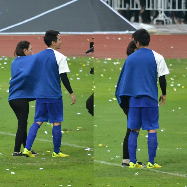 โป๊บ มิว น่ารักชวนจิ้น ฟินกระจาย ในงาน ความสุขบุกโลก 