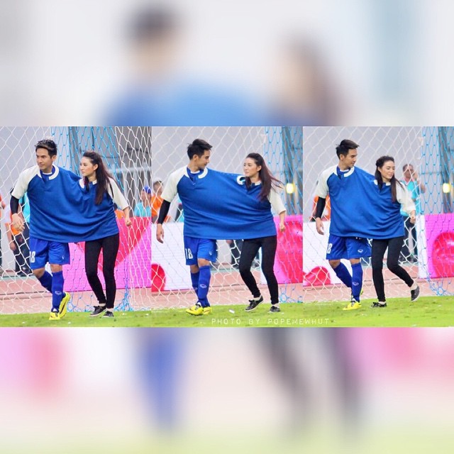 โป๊บ มิว น่ารักชวนจิ้น ฟินกระจาย ในงาน ความสุขบุกโลก 