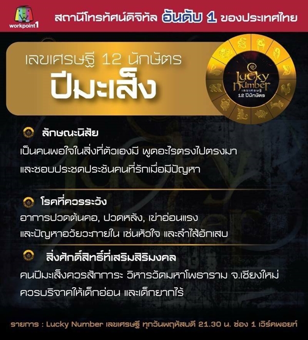 เฉลยความลับ 12 ปีนักษัตร กับ ริว จิตสัมผัส 