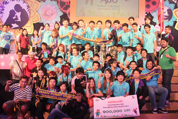 ม.ธุรกิจบัณฑิตย์ เจ๋ง คว้าแชมป์หุ่นยนต์ ABU สมัยที่ 6
