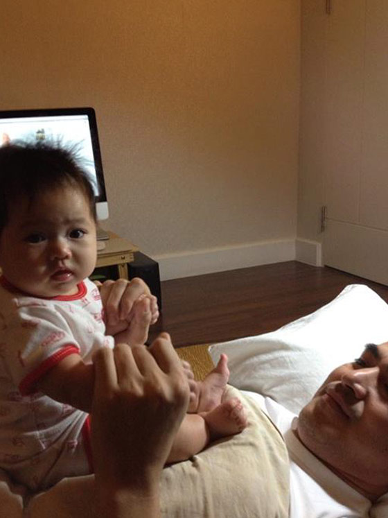 น้องนามรูป ลูกสาว ไก่ มีสุข ในวัย 5 เดือน น่ารักน่าชังจริง ๆ