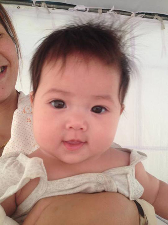 น้องนามรูป ลูกสาว ไก่ มีสุข ในวัย 5 เดือน น่ารักน่าชังจริง ๆ