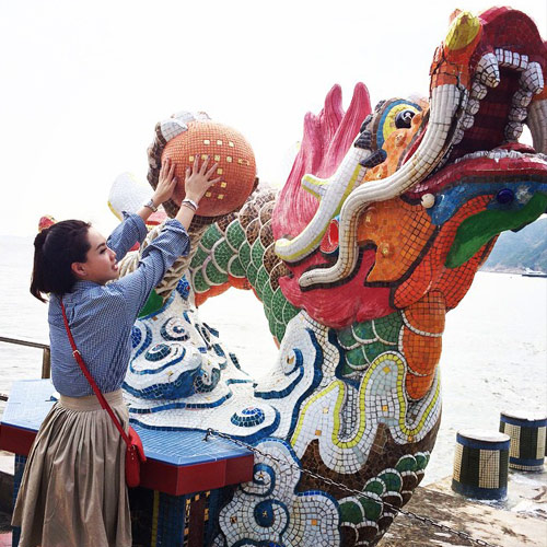 นุ้ย สุจิรา - ปอนด์ ชยพล เดินทางสู่ฮ่องกง ไหว้เจ้าแม่กวนอิมขอลูก