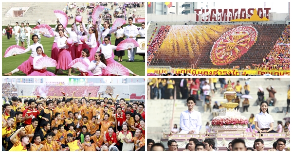 เก็บตก สีสันงานบอล จุฬาฯ-ธรรมศาสตร์ ครั้งที่ 70 จัดเต็มจากขอบสนาม