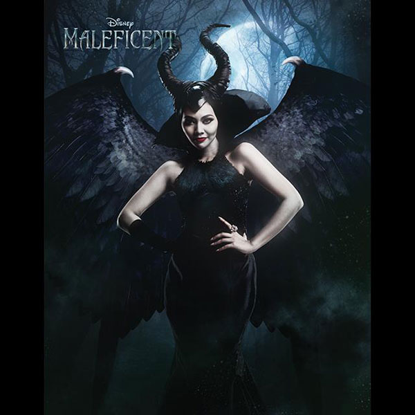 แก้ม เดอะสตาร์ ในชุด Maleficent ถ่ายปฏิทิน Disney ที่จะแจกทั่วโลก