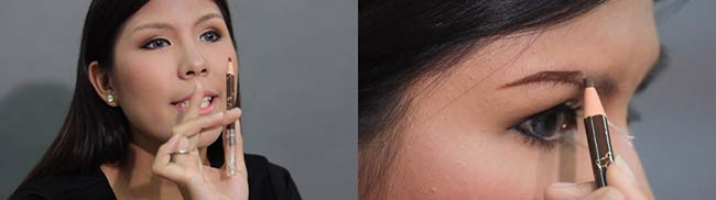 เขียนคิ้ว 3 มิติ