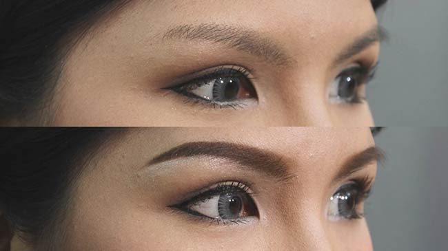 เขียนคิ้ว 3 มิติ