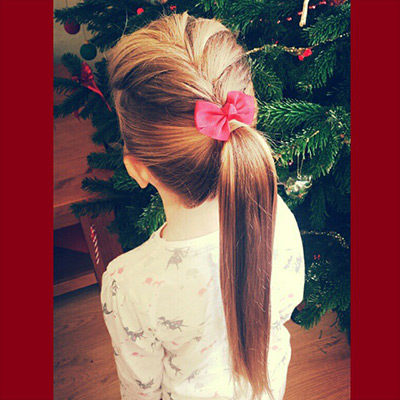 รูปทรงผมมัดรวบสูง