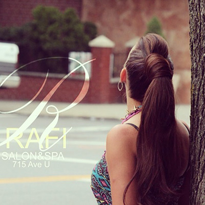 รูปทรงผมมัดรวบสูง