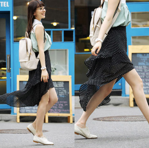 กระโปรงหน้าสั้นหลังยาว