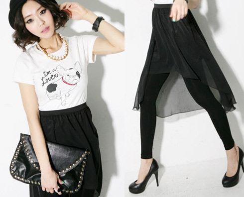 กระโปรงหน้าสั้นหลังยาว