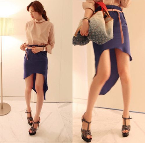 กระโปรงหน้าสั้นหลังยาว