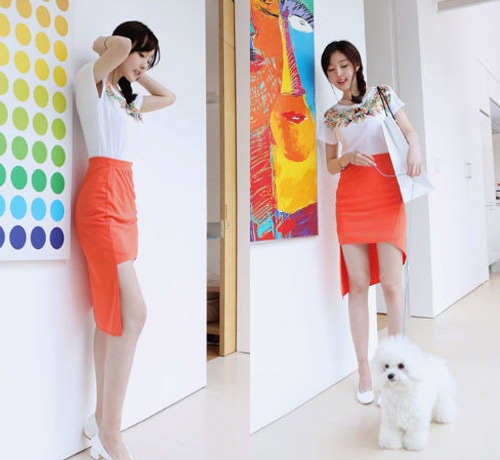 กระโปรงหน้าสั้นหลังยาว