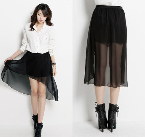 กระโปรงหน้าสั้นหลังยาว