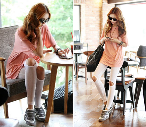 เลกกิ้งเปิดหัว