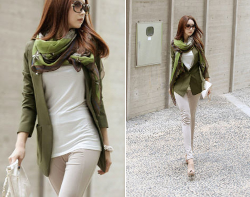 ชุดทำงานแบบกางเกง