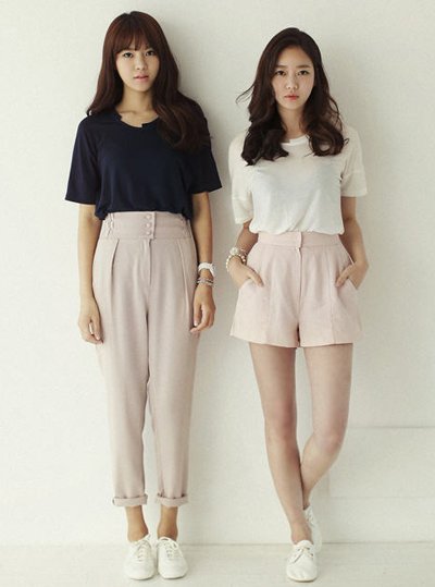 กางเกงเอวสูง