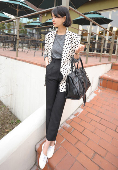 กางเกงเอวสูง