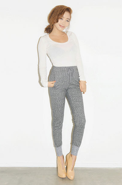 กางเกงเอวสูง