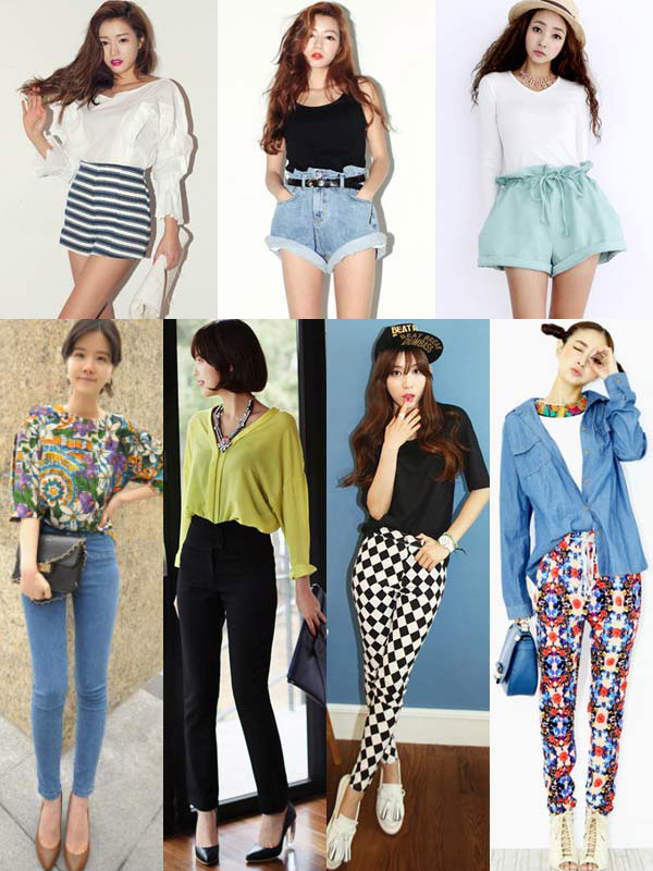 กางเกงเอวสูง