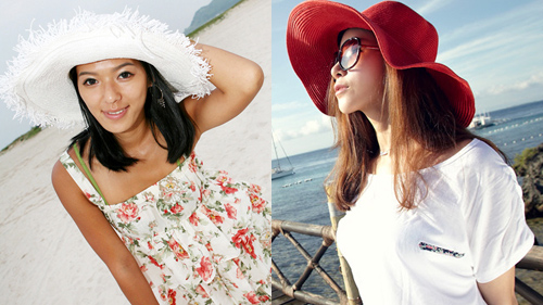 หมวกกันแดดสวยๆ