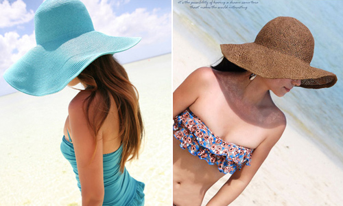 หมวกกันแดดสวยๆ