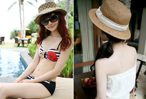 หมวกกันแดดสวยๆ