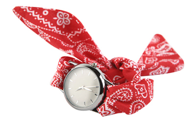 นาฬิกาสายผ้าผูก