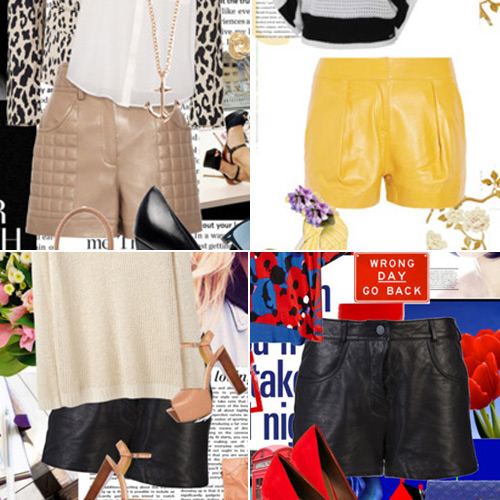 กางเกงหนังขาสั้น